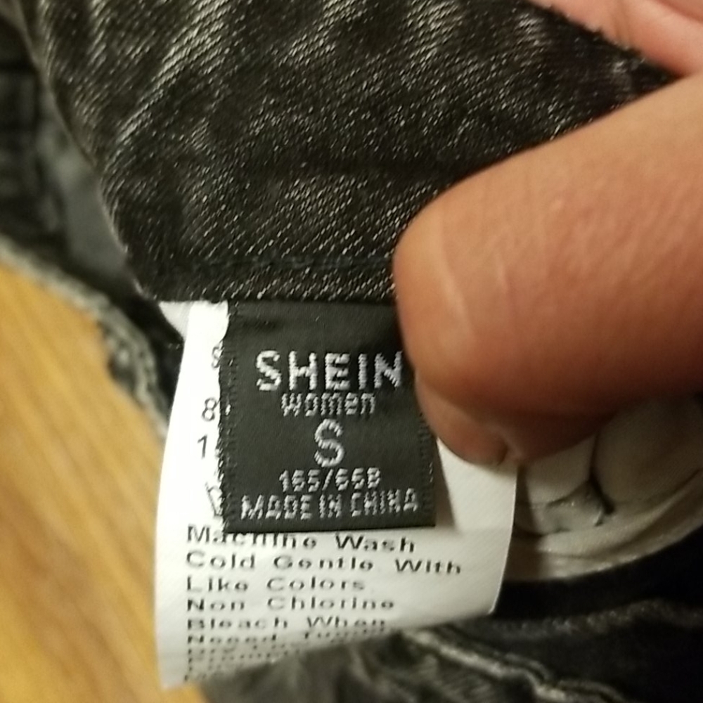 SHEIN acid wash high rise mom gen z jean - Picture 4 of 5